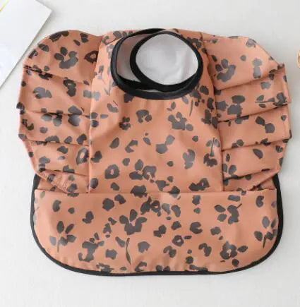 Baby Meal Pocket Waterproof Bib with Angel Wing Design